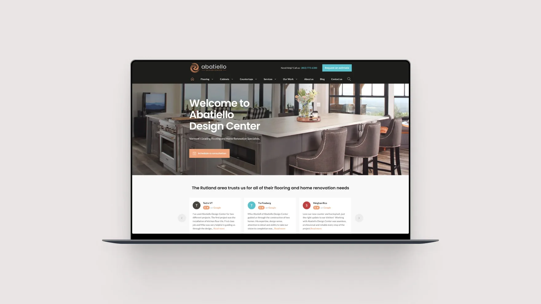 Abatiello Design Center Website